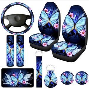 **Butterfly Full Car Accessories Interior Set